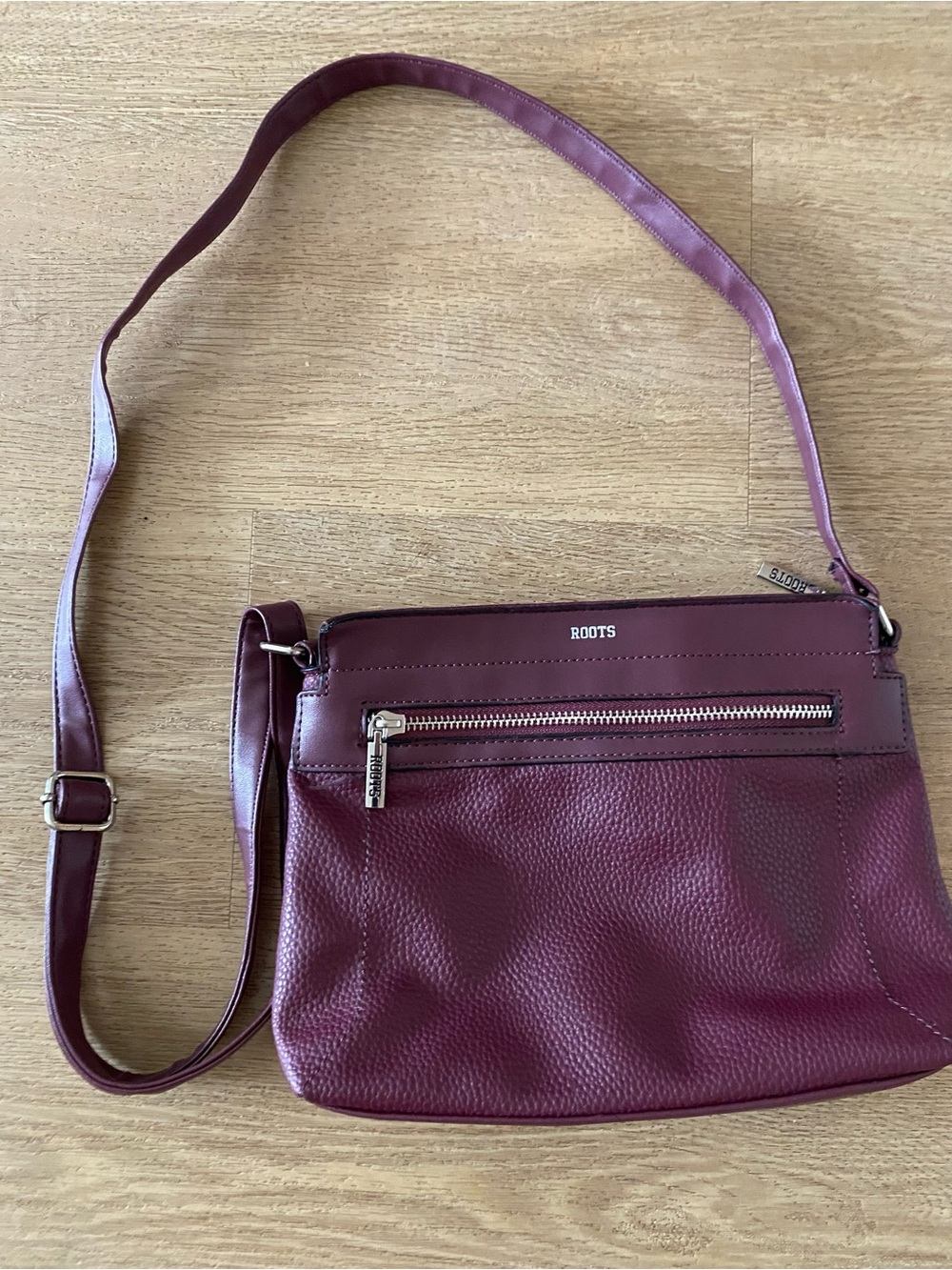 Roots Women's Burgundy Crossbody Bag